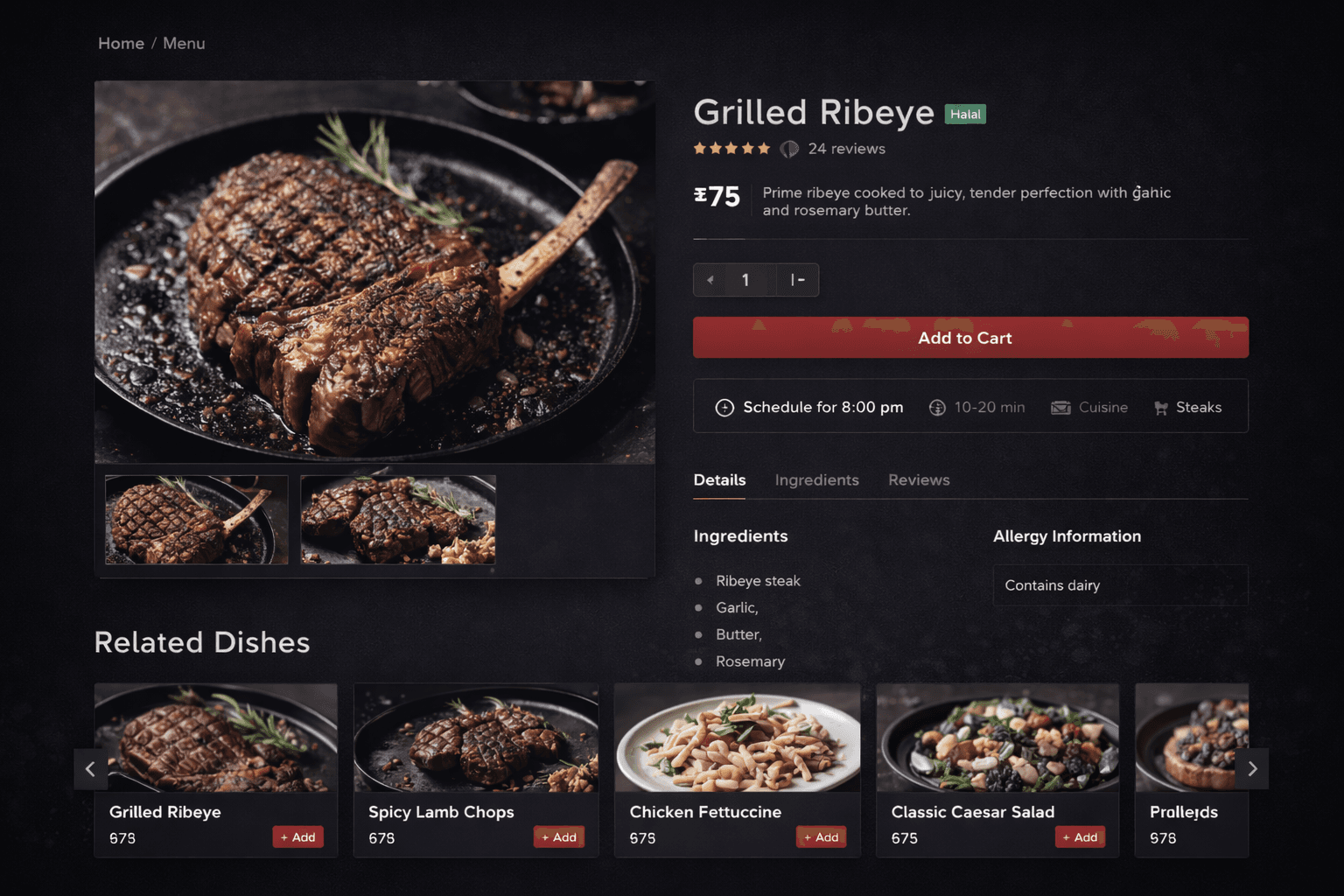 EatMeat — Restaurant Booking & Pickup screenshot